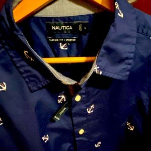 Men’s Large Shirt. Long sleeve. Nautical. Perfect condition